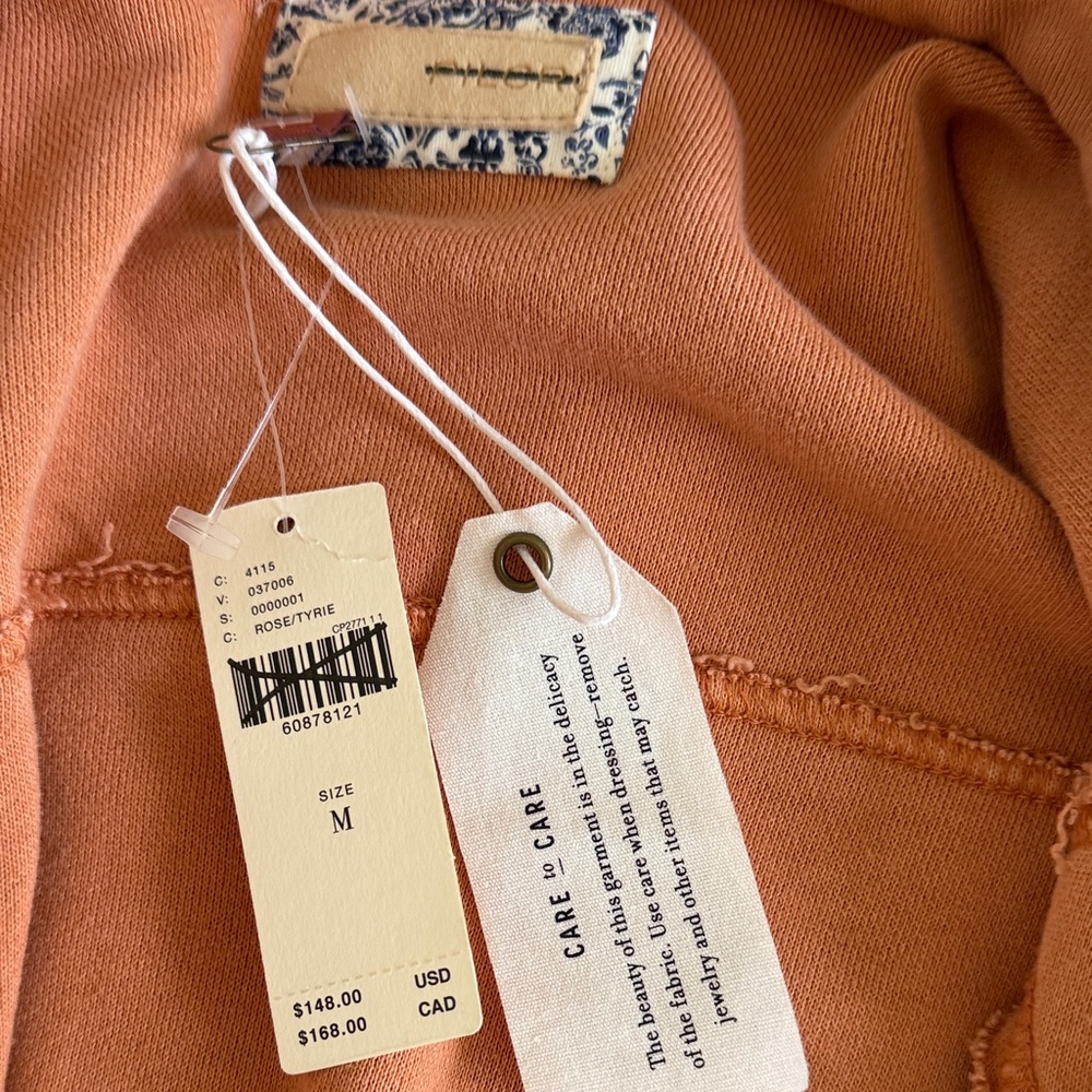 Anthropologie Terracotta Knit Top